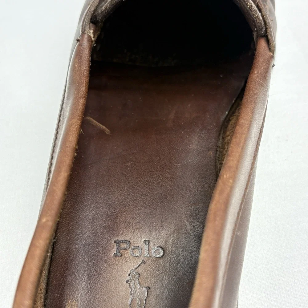 VTG 80s/90s Polo Ralph Lauren Tassel/Kiltie Camp/Canoe/Driving Shoe 10M Brown